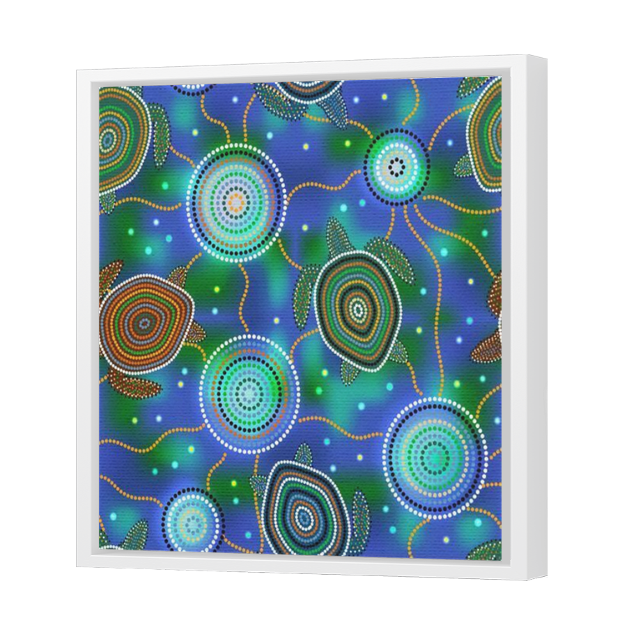 Thumbnail for Canvas - White Floating Frame