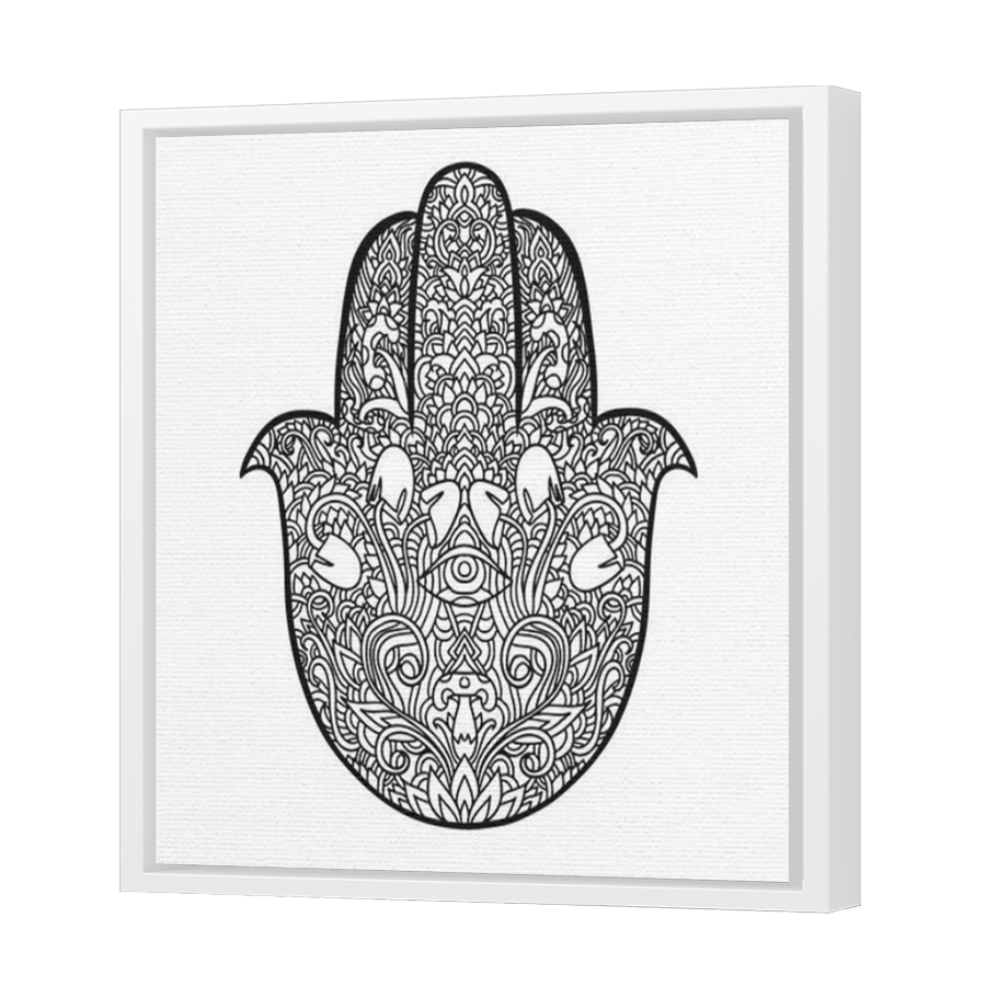 Thumbnail for Canvas - White Floating Frame