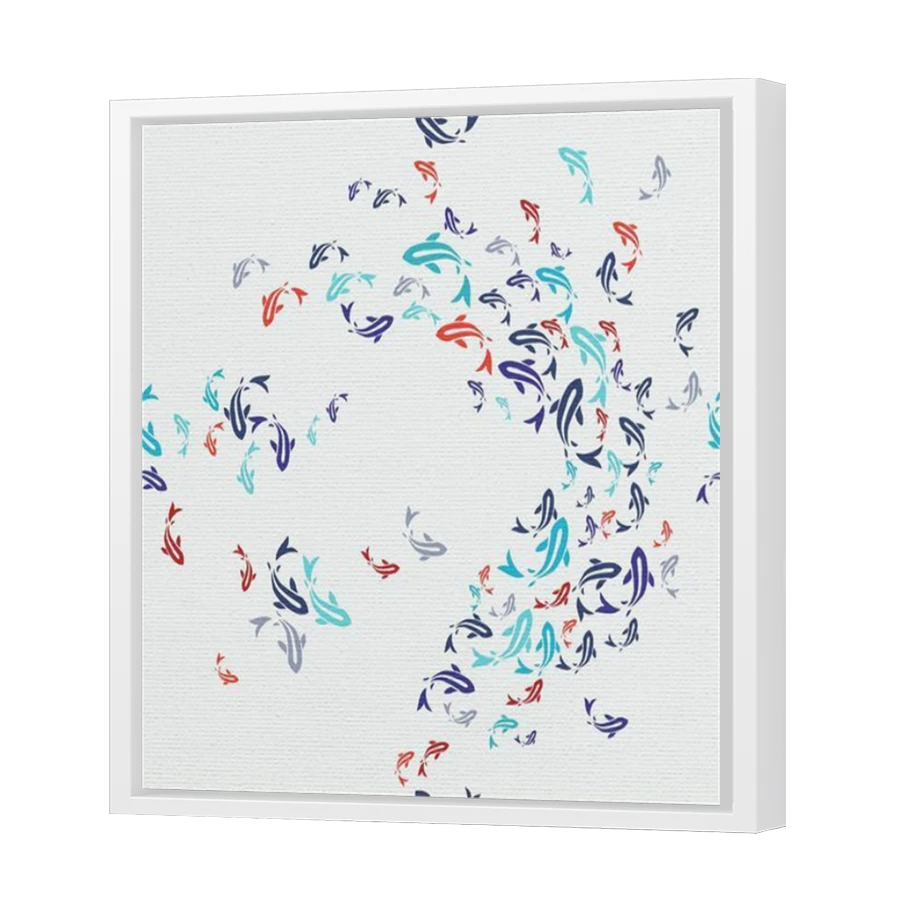 Thumbnail for Canvas - White Floating Frame