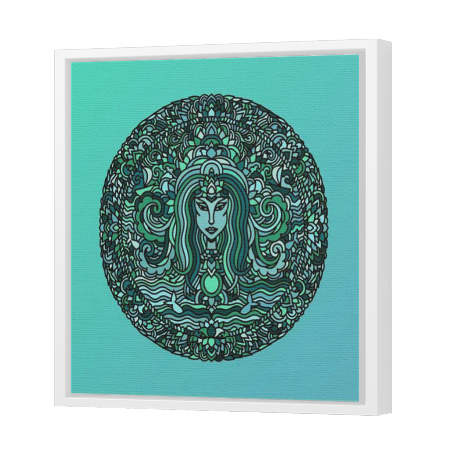 Thumbnail for Canvas - White Floating Frame