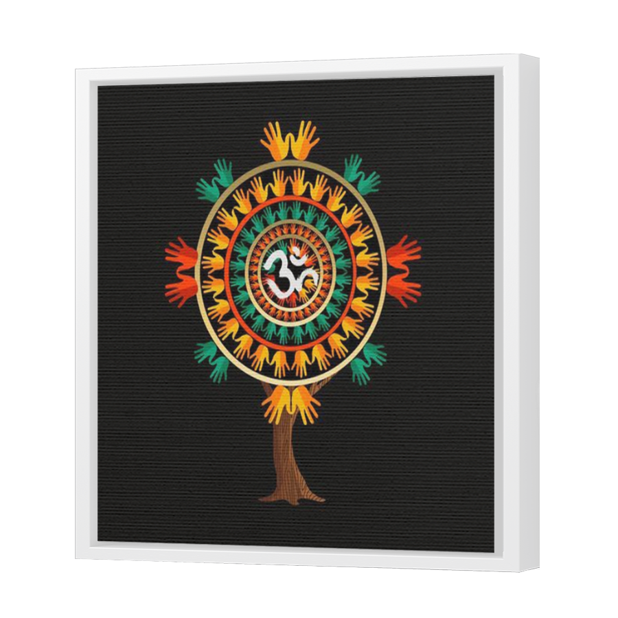 Thumbnail for Canvas - White Floating Frame