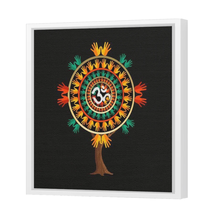 Thumbnail for Canvas - White Floating Frame