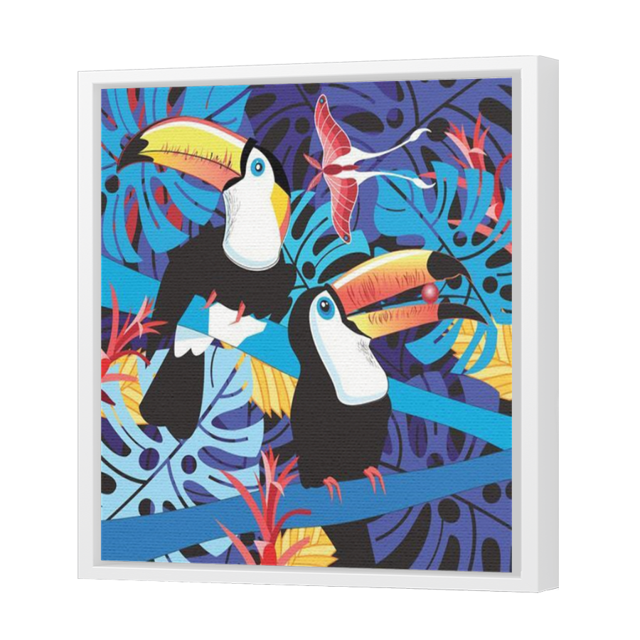 Thumbnail for Canvas - White Floating Frame