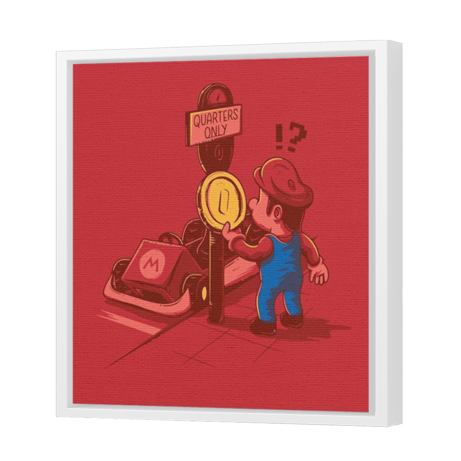 Thumbnail for Canvas - White Floating Frame