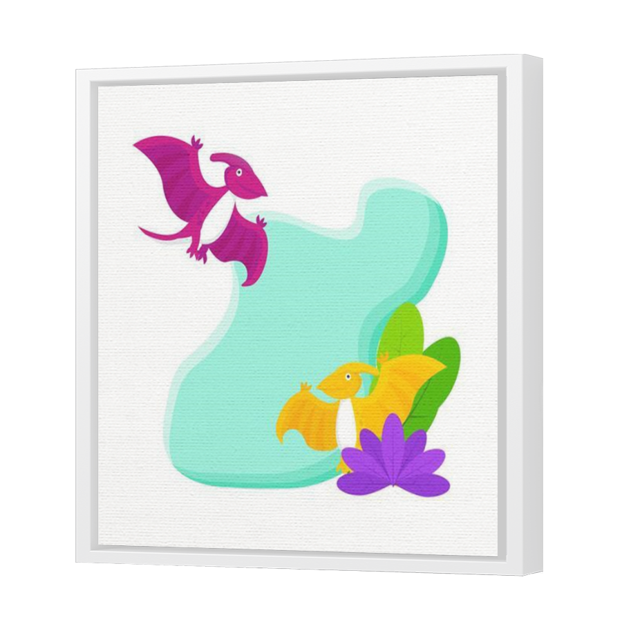 Thumbnail for Canvas - White Floating Frame