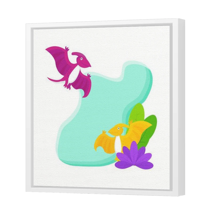 Thumbnail for Canvas - White Floating Frame