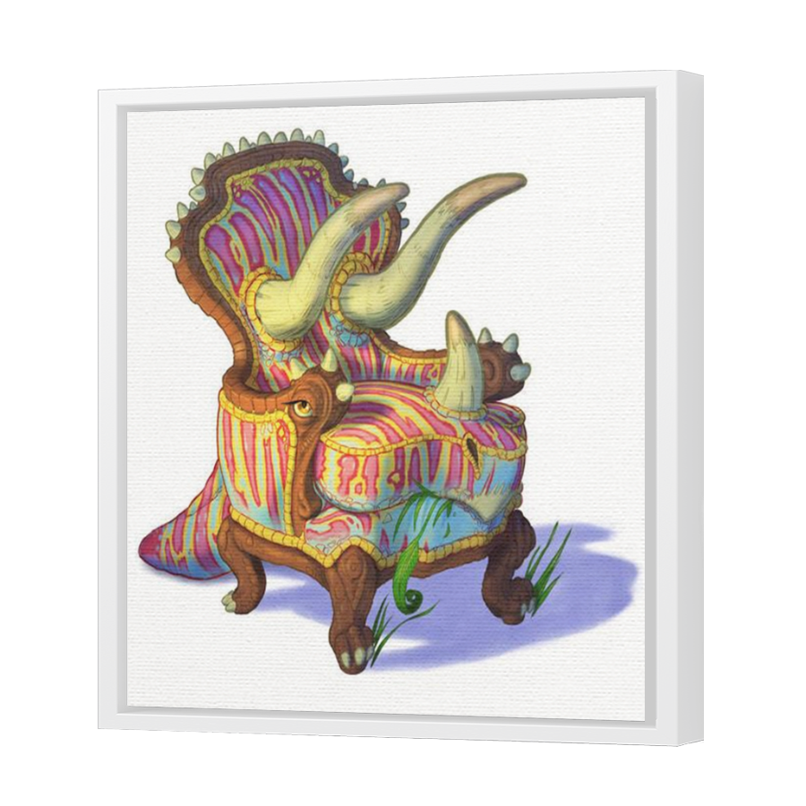 Thumbnail for Canvas - White Floating Frame