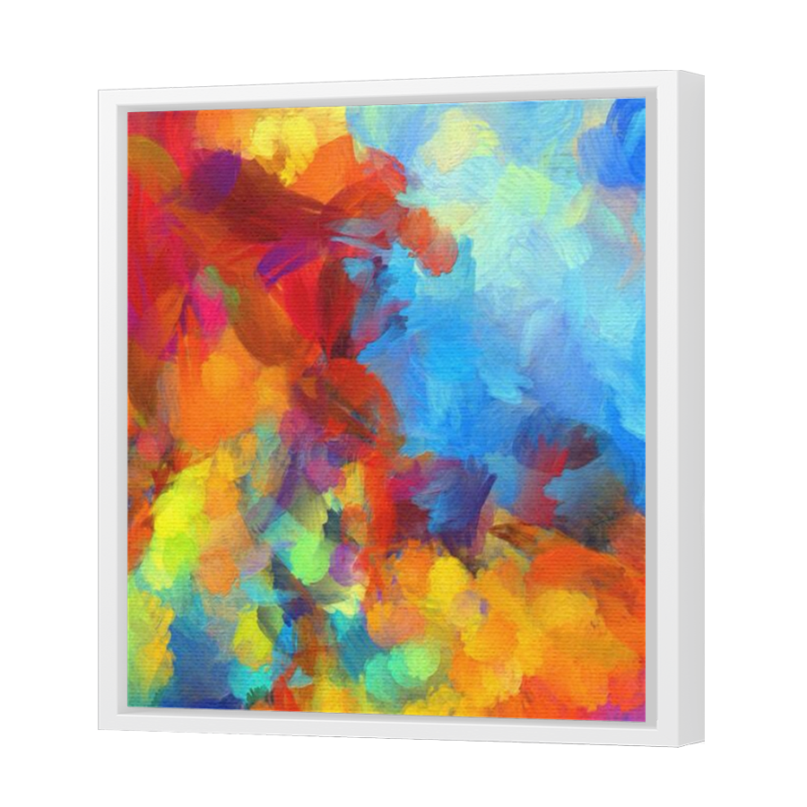 Thumbnail for Canvas - White Floating Frame