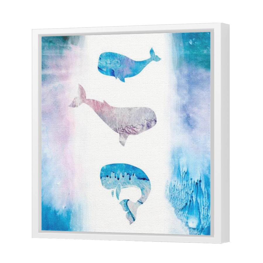 Thumbnail for Canvas - White Floating Frame