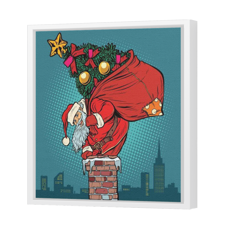 Thumbnail for Canvas - White Floating Frame