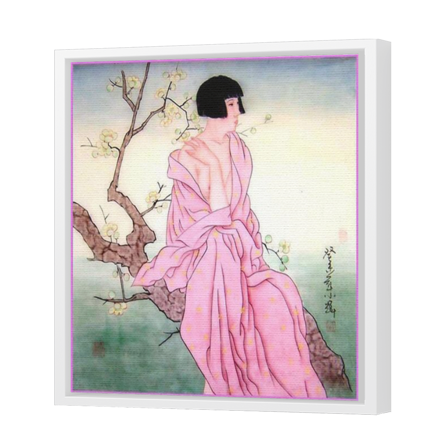 Thumbnail for Canvas - White Floating Frame