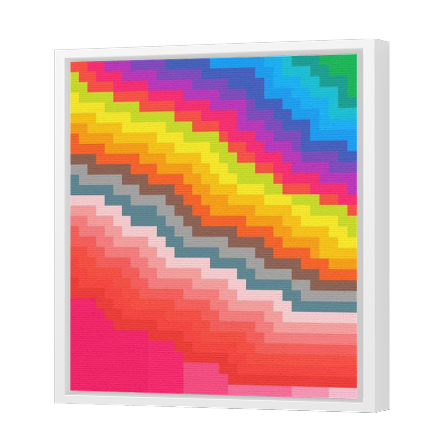 Thumbnail for Canvas - White Floating Frame