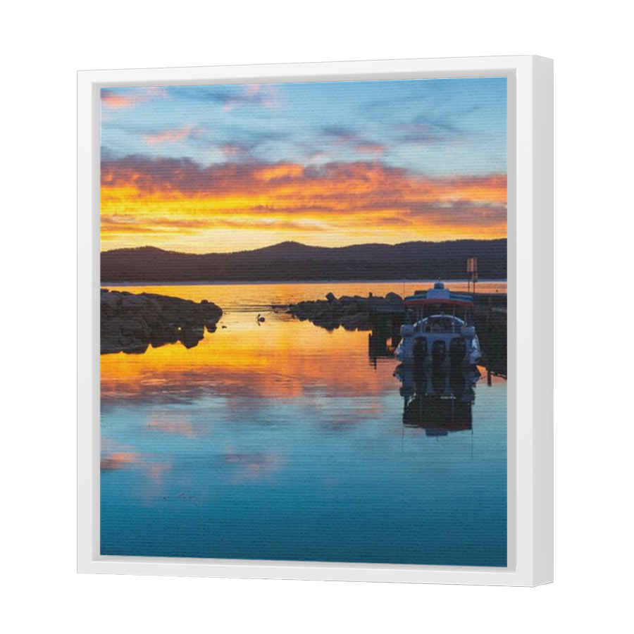 Thumbnail for Canvas - White Floating Frame