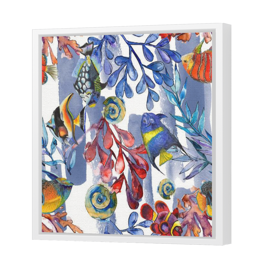 Thumbnail for Canvas - White Floating Frame