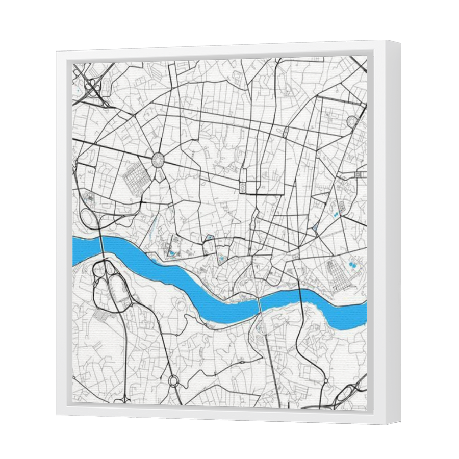 Thumbnail for Canvas - White Floating Frame