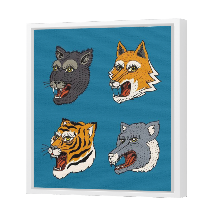 Thumbnail for Canvas - White Floating Frame