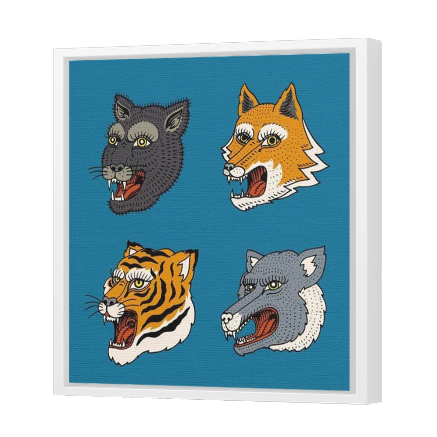 Thumbnail for Canvas - White Floating Frame
