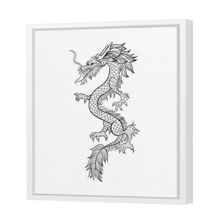 Thumbnail for Canvas - White Floating Frame