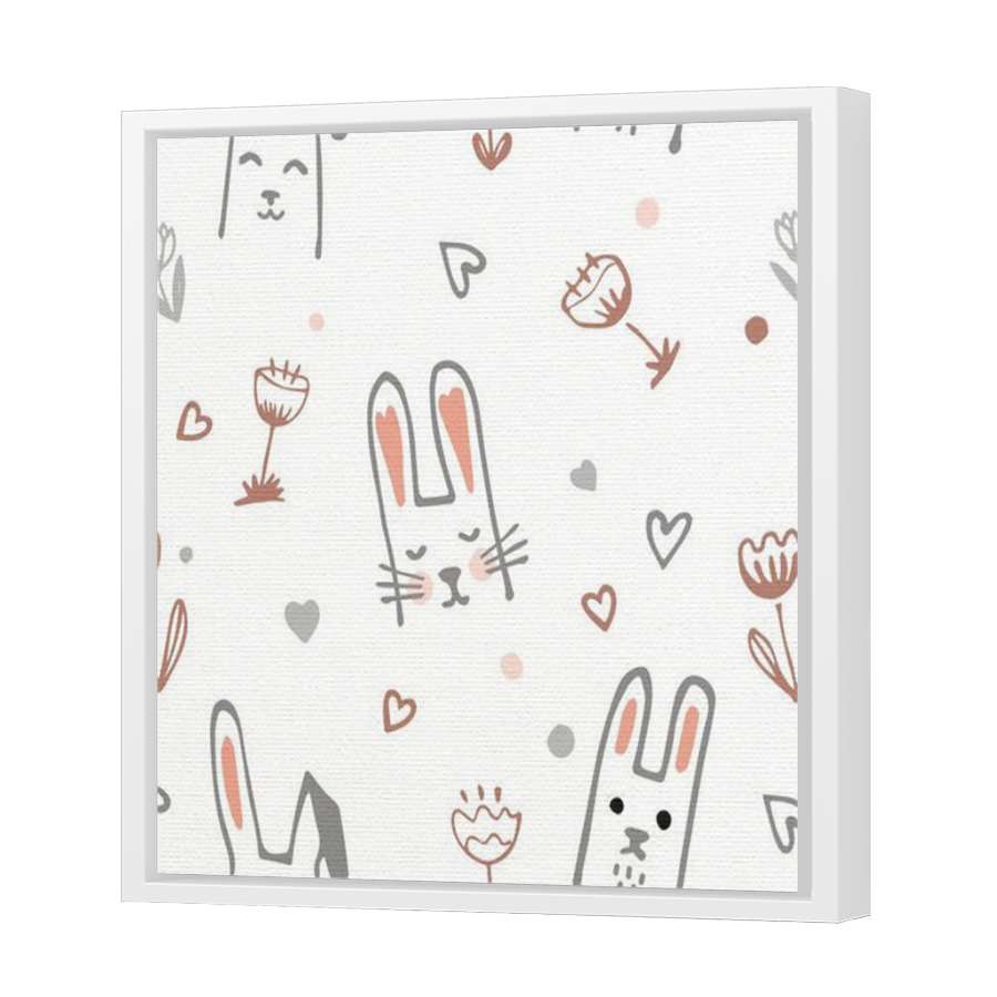 Thumbnail for Canvas - White Floating Frame