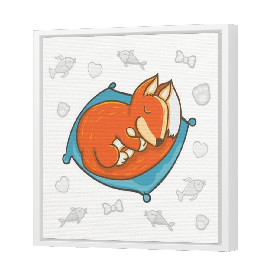 Thumbnail for Canvas - White Floating Frame