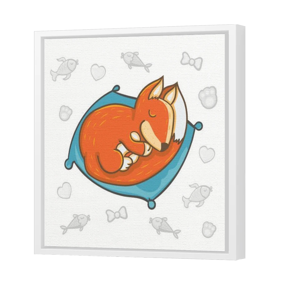 Thumbnail for Canvas - White Floating Frame