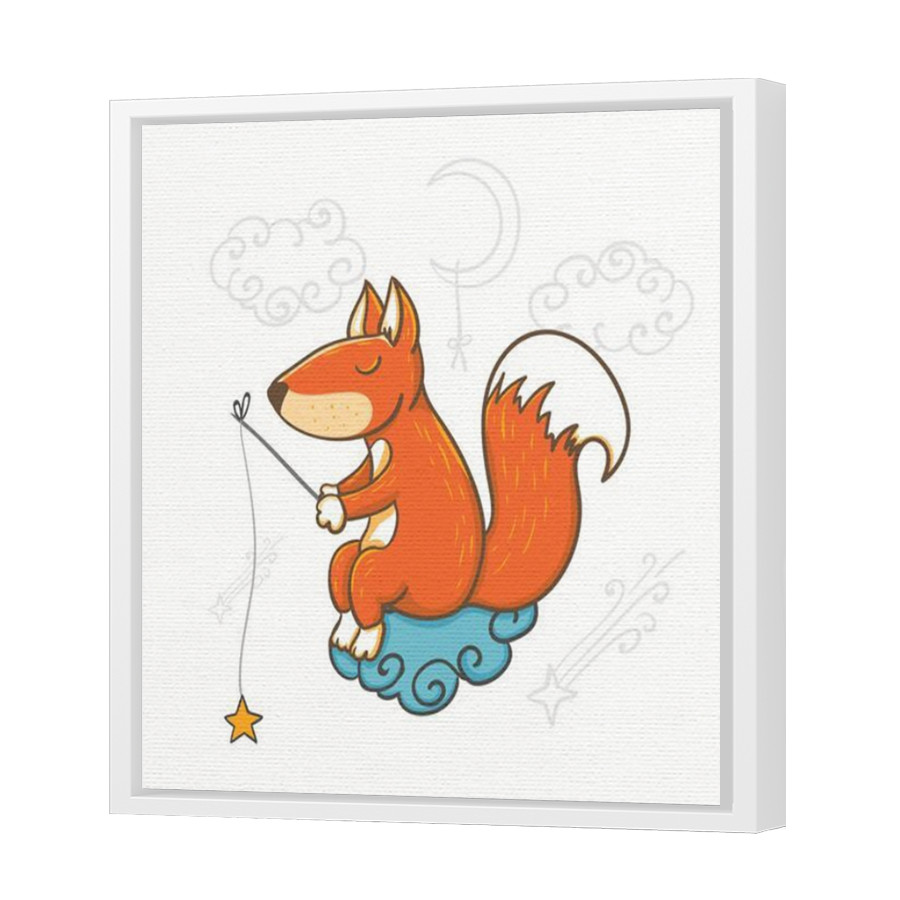Thumbnail for Canvas - White Floating Frame