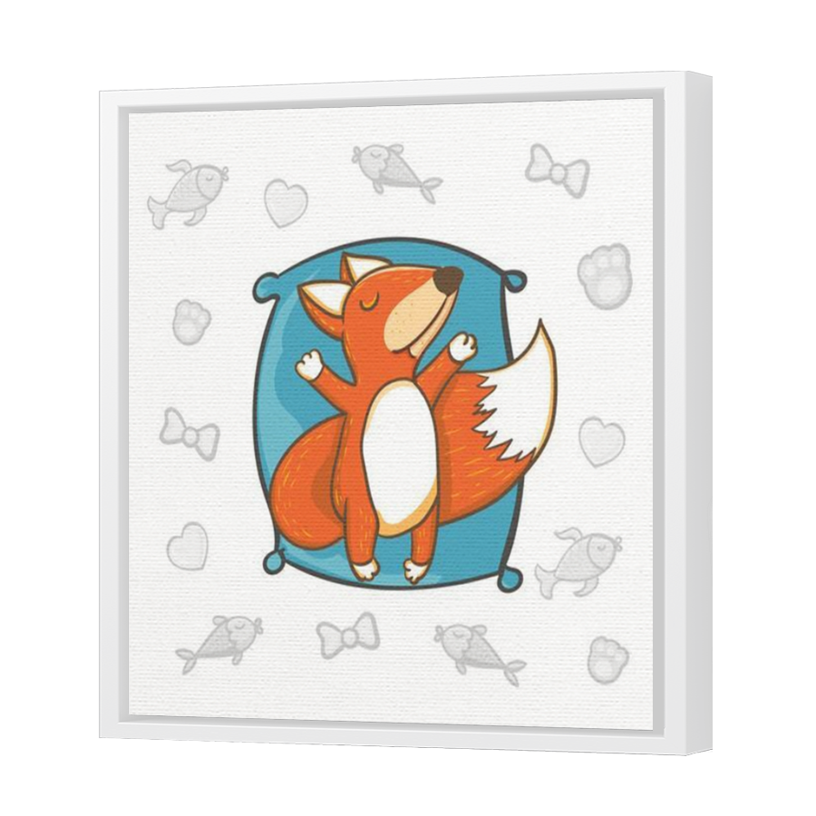 Thumbnail for Canvas - White Floating Frame