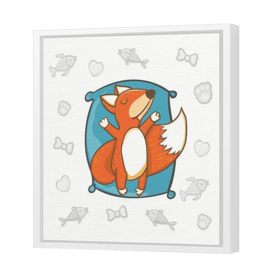 Thumbnail for Canvas - White Floating Frame