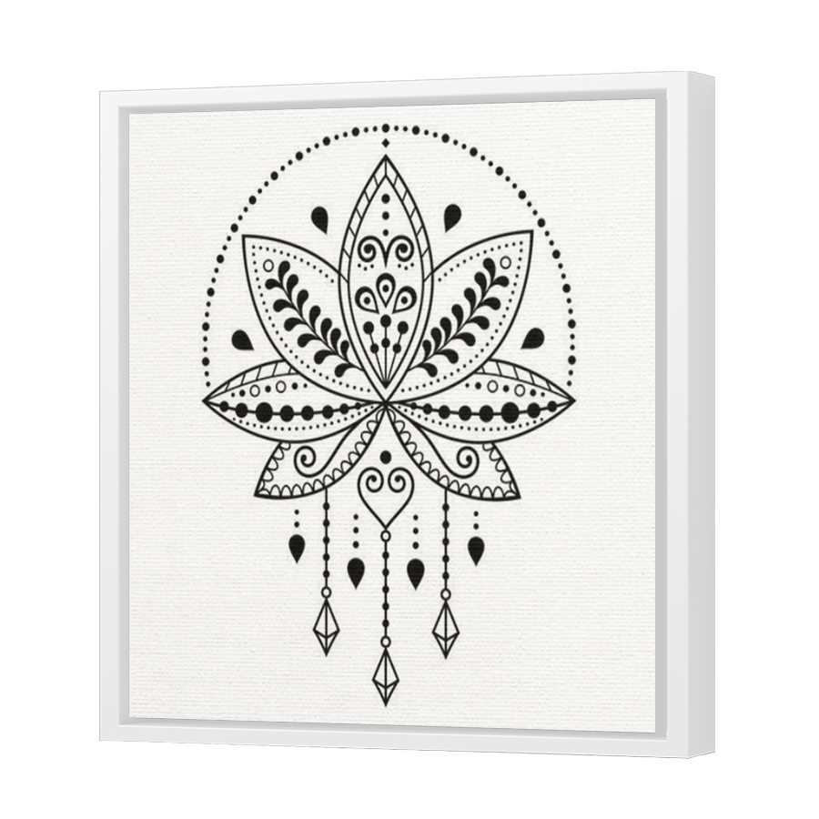 Thumbnail for Canvas - White Floating Frame