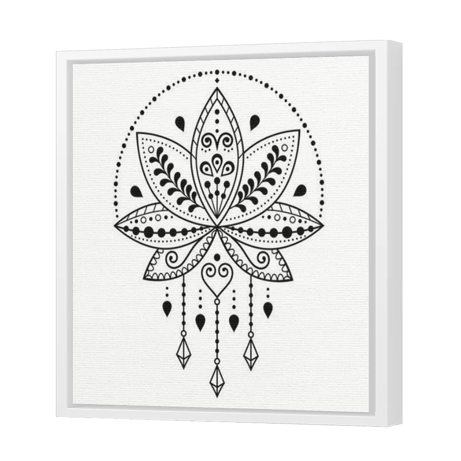 Thumbnail for Canvas - White Floating Frame