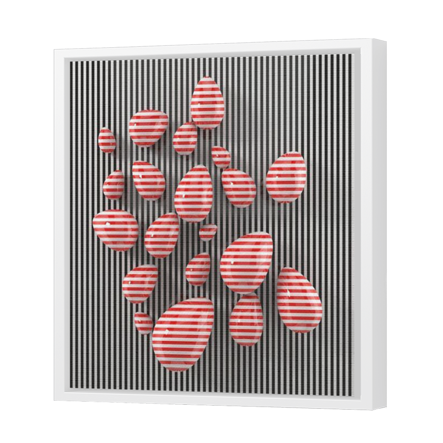 Thumbnail for Canvas - White Floating Frame