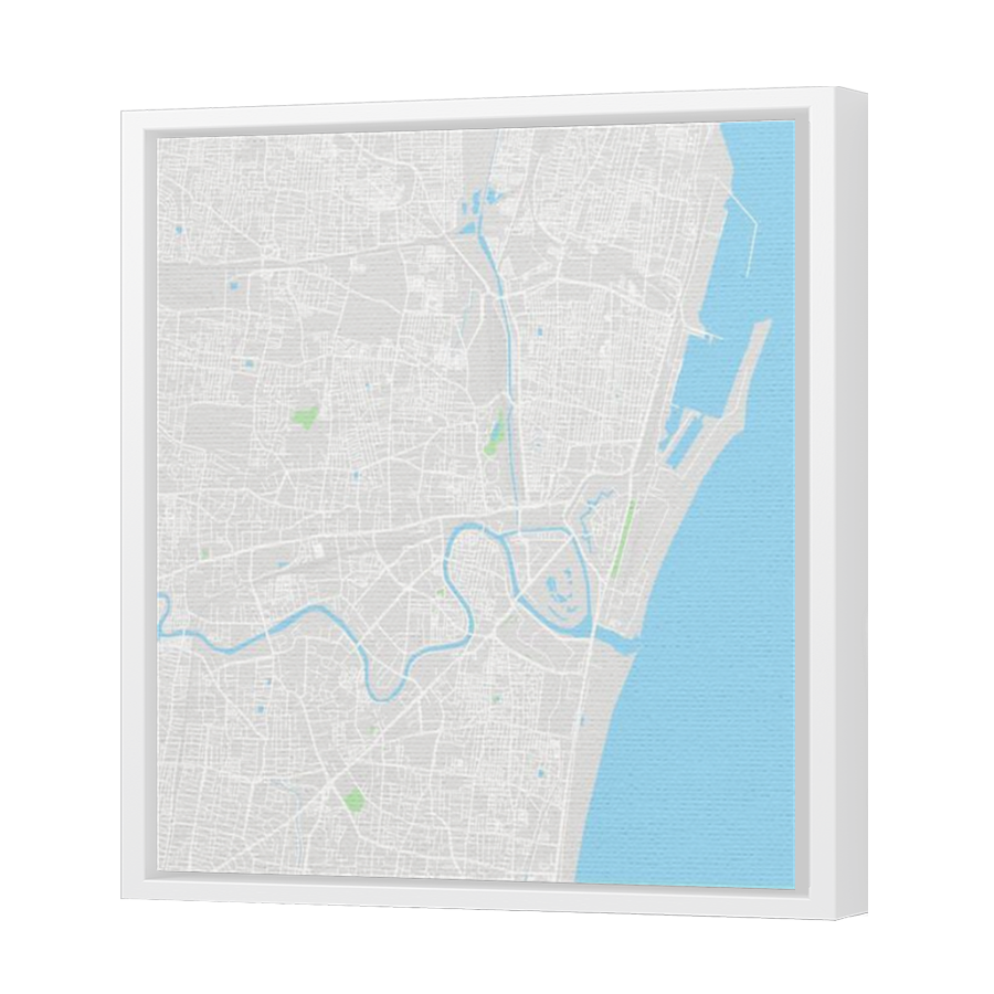 Thumbnail for Canvas - White Floating Frame