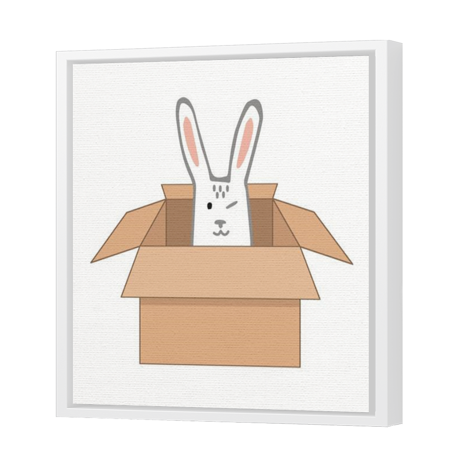 Thumbnail for Canvas - White Floating Frame