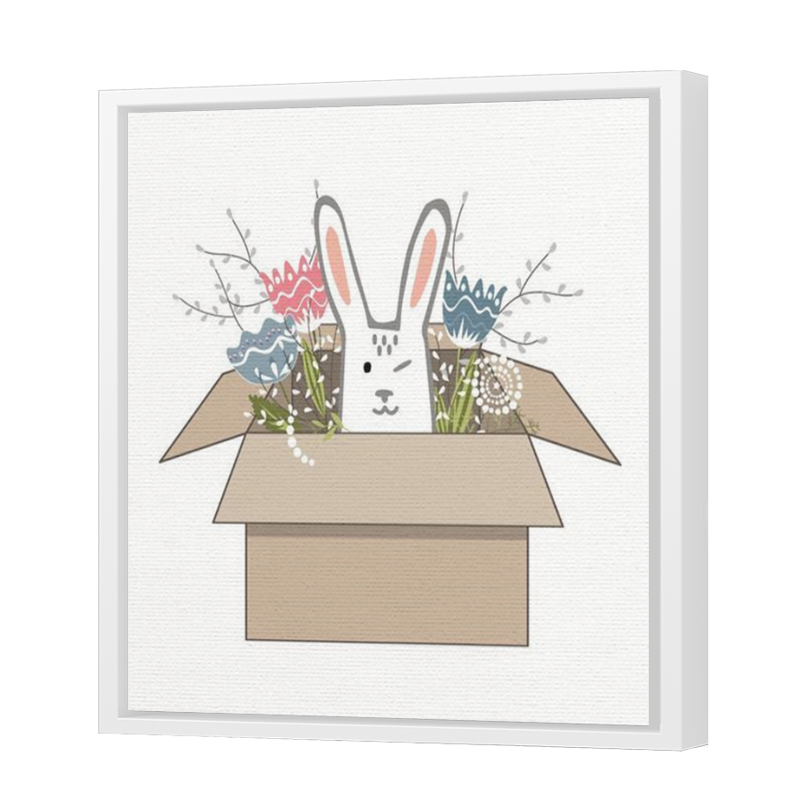 Thumbnail for Canvas - White Floating Frame