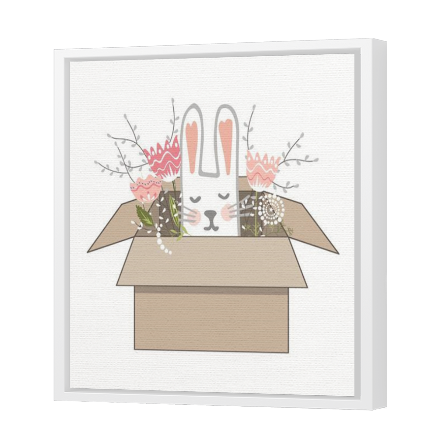 Thumbnail for Canvas - White Floating Frame