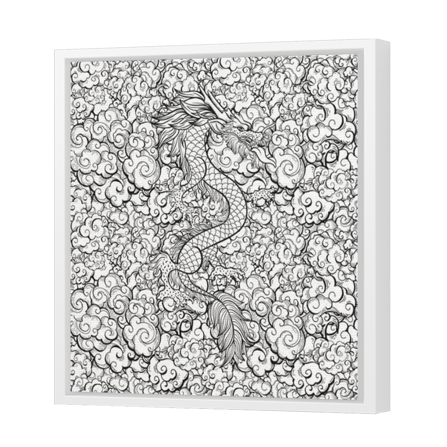 Thumbnail for Canvas - White Floating Frame