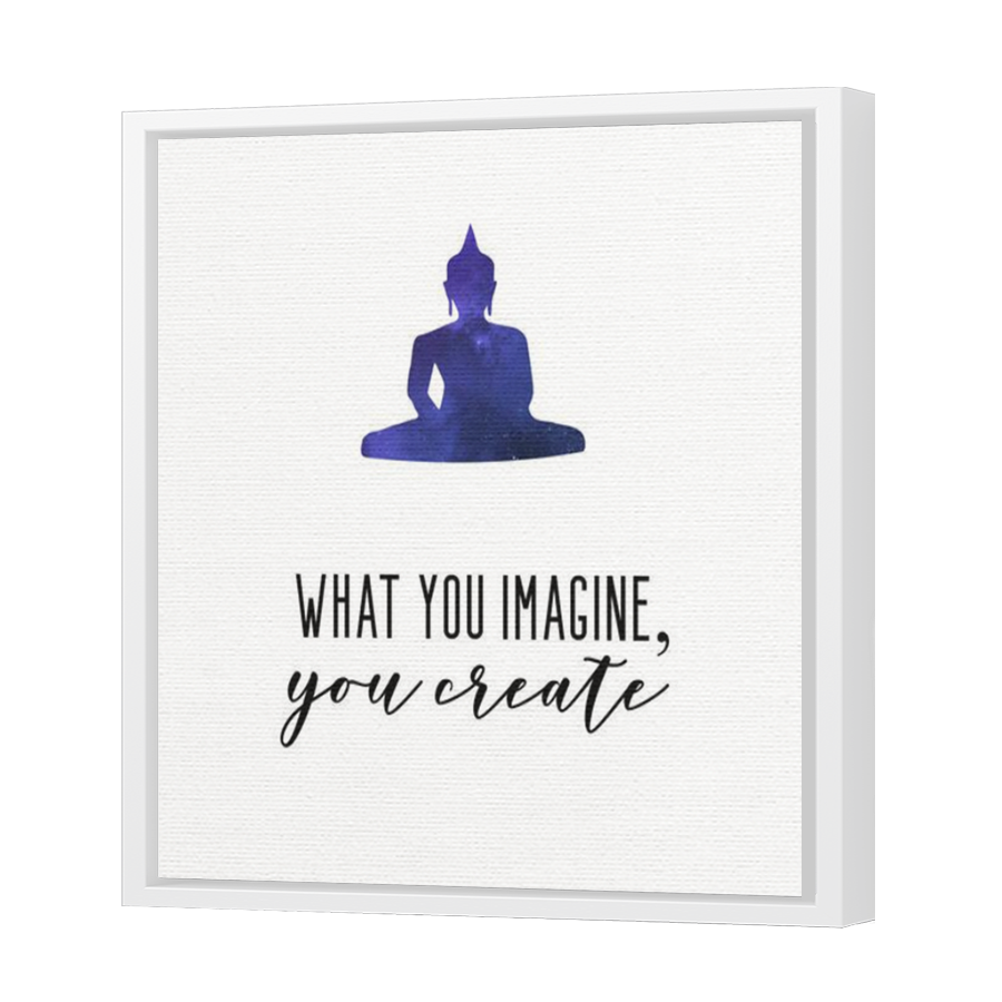 Thumbnail for Canvas - White Floating Frame
