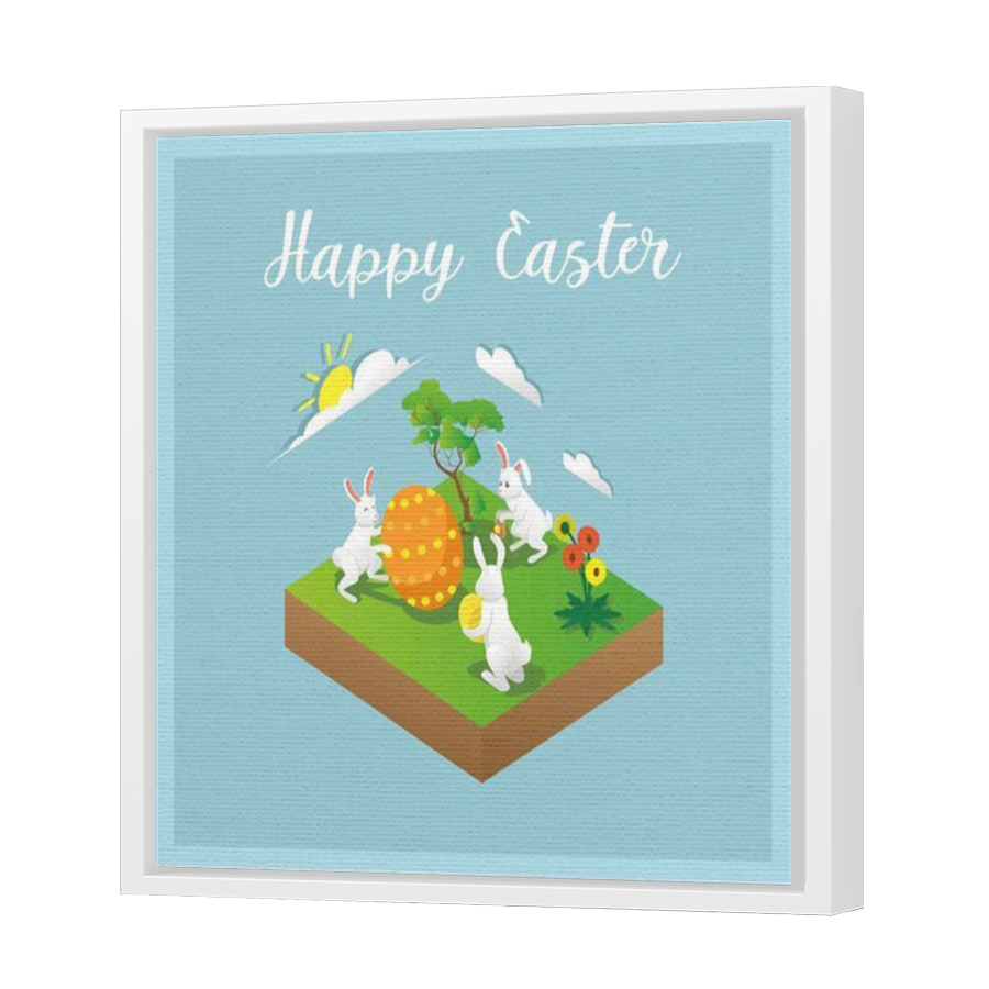 Thumbnail for Canvas - White Floating Frame