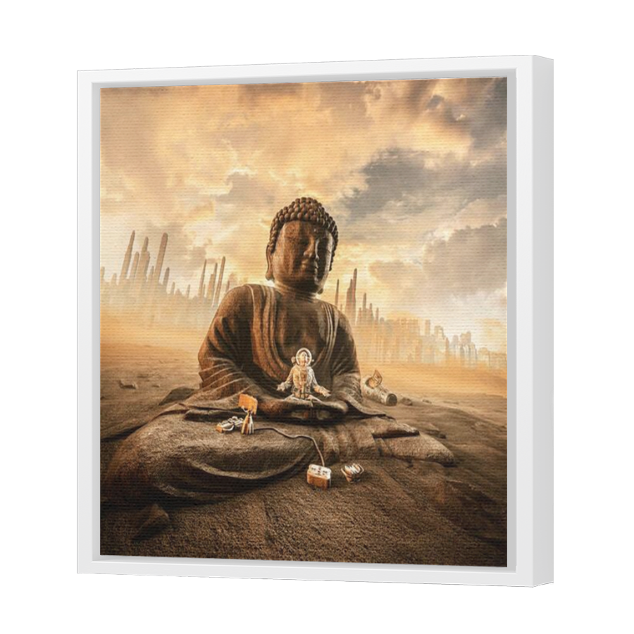 Thumbnail for Canvas - White Floating Frame