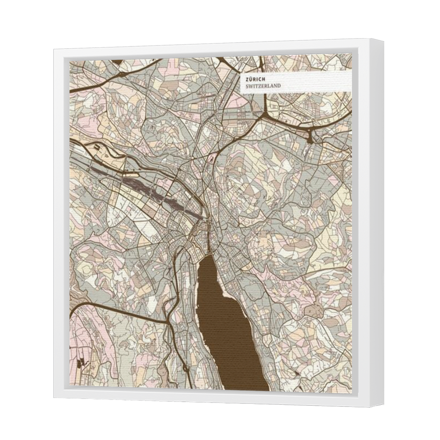 Thumbnail for Canvas - White Floating Frame
