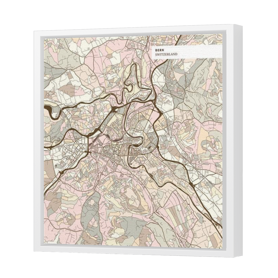 Thumbnail for Canvas - White Floating Frame