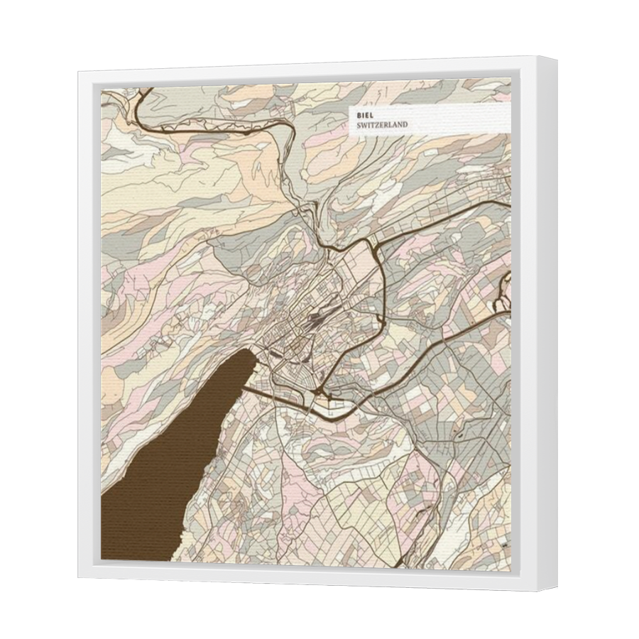 Thumbnail for Canvas - White Floating Frame
