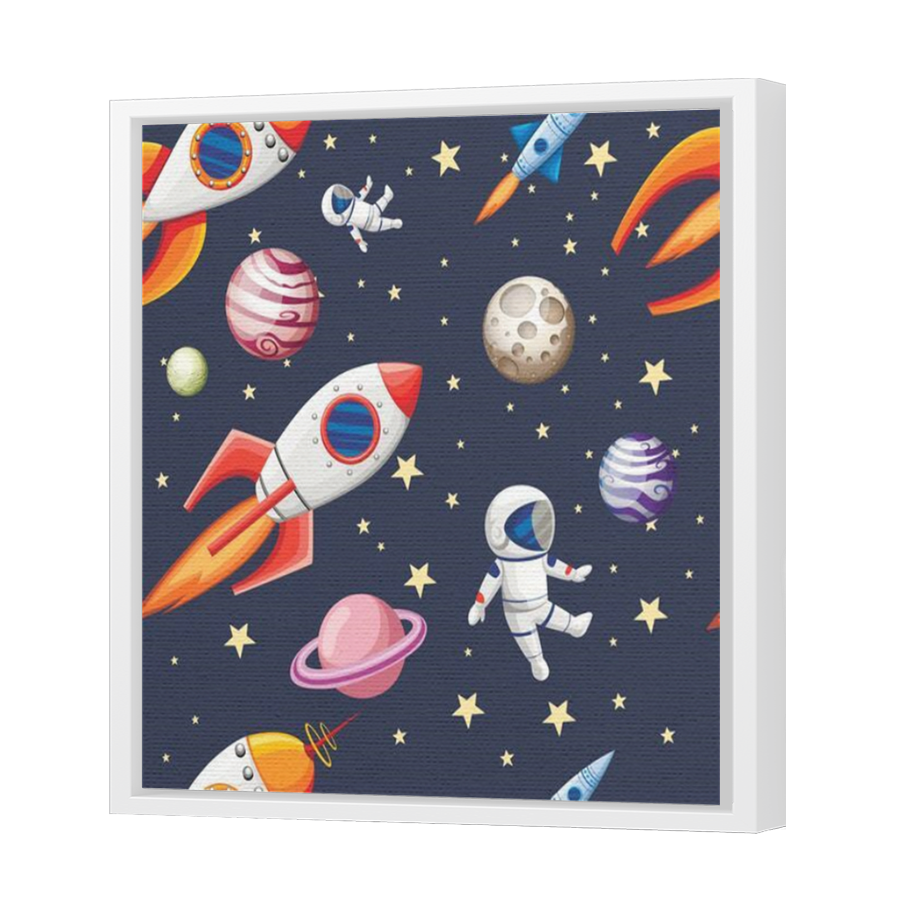 Thumbnail for Canvas - White Floating Frame