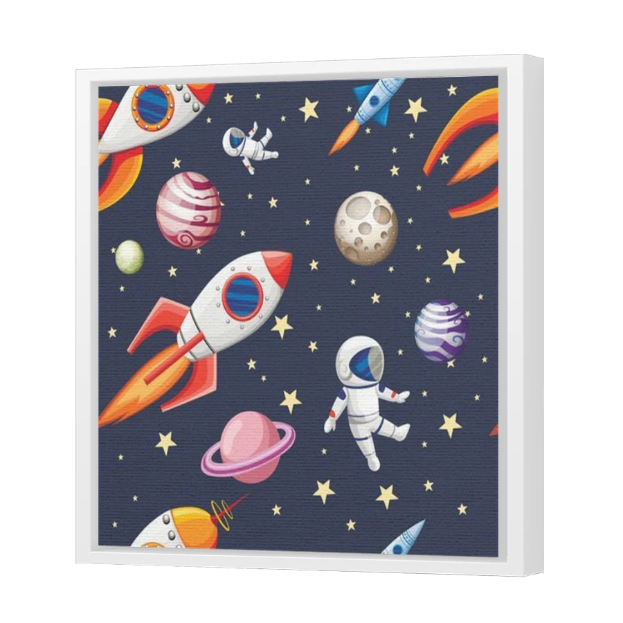 Thumbnail for Canvas - White Floating Frame
