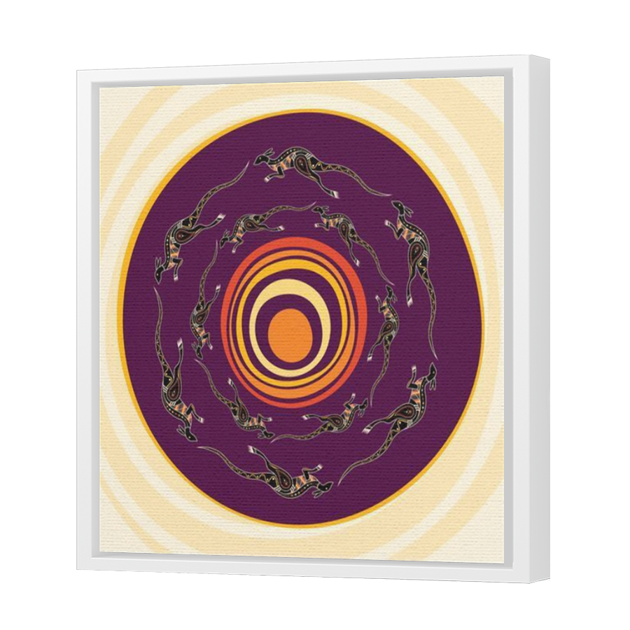 Thumbnail for Canvas - White Floating Frame