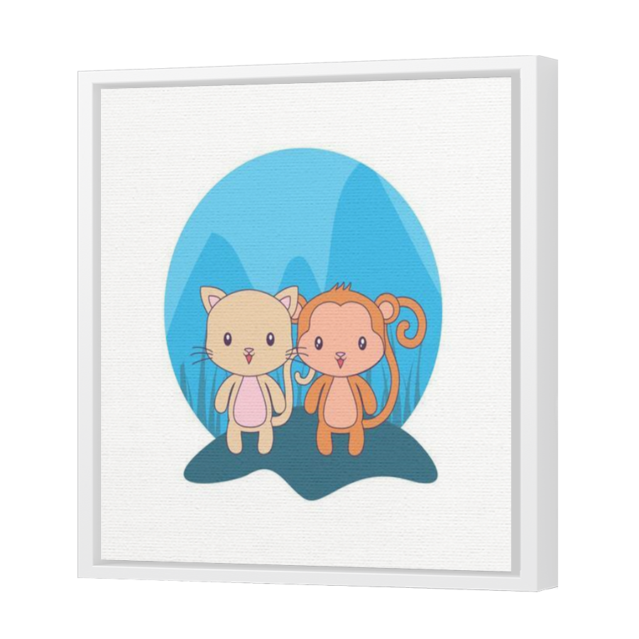 Thumbnail for Canvas - White Floating Frame