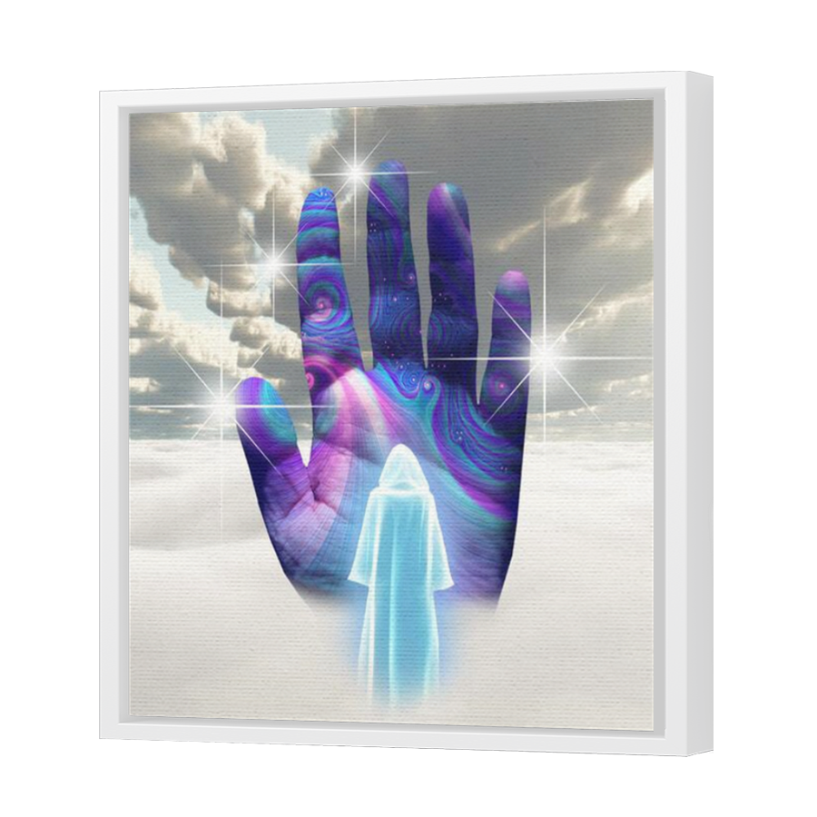 Thumbnail for Canvas - White Floating Frame