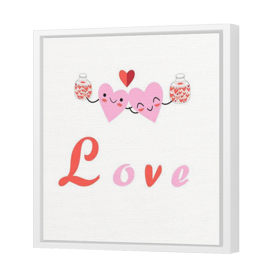 Thumbnail for Canvas - White Floating Frame
