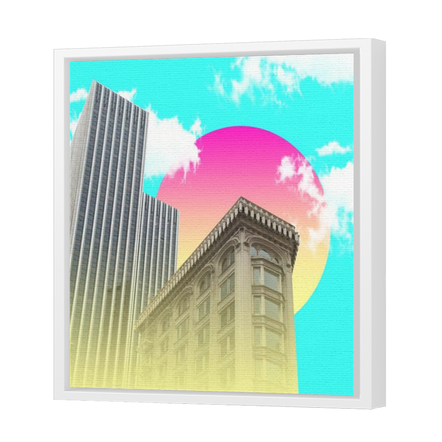Thumbnail for Canvas - White Floating Frame