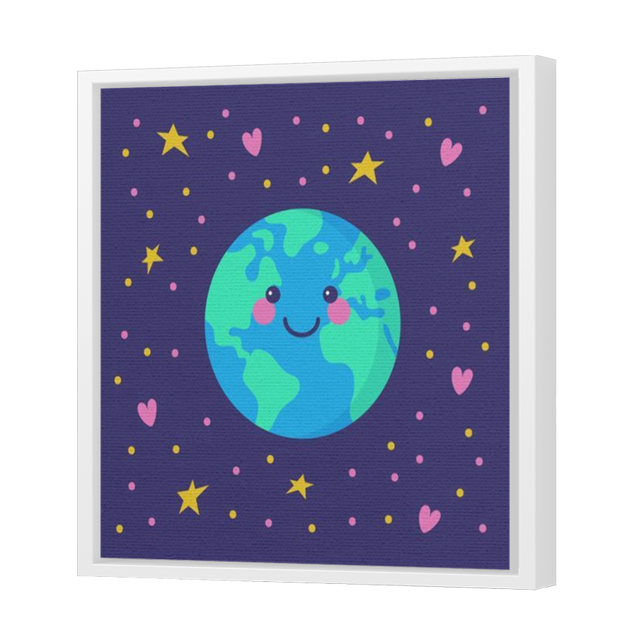Thumbnail for Canvas - White Floating Frame